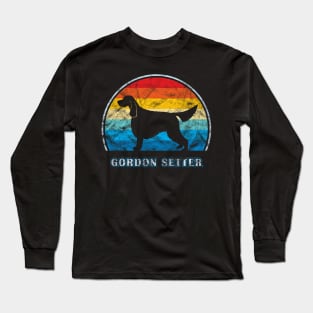 Gordon Setter Vintage Design Dog Long Sleeve T-Shirt